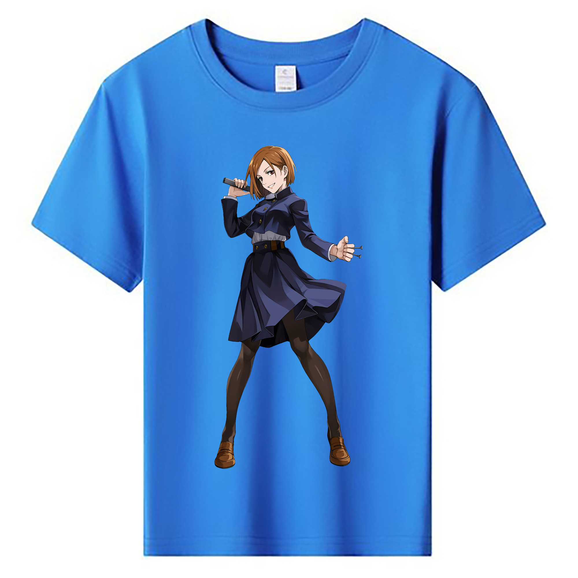 （画像用） 呪術廻戦 Jujutsu Kaisen 綿100％キッズTシャツ（フロントプリント）